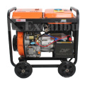 5KW power electric low fuel consumption open diesel generator set